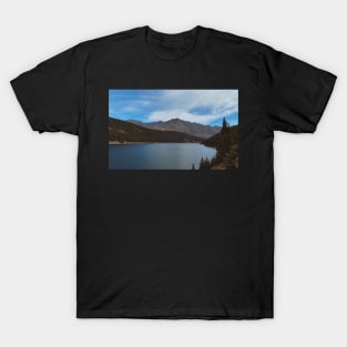 Turquoise Lake Mountain Landscape T-Shirt